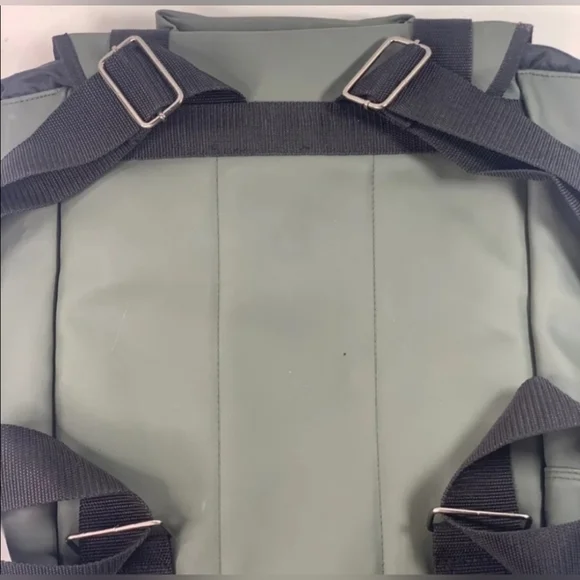 Hugo Boss Green NeopreneConvertable Laptop Messenger Bag